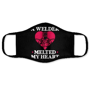 Discover Welder Welding Girlfriend Face Masks