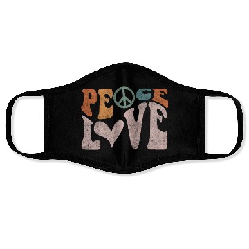 Discover Peace Love, Peace Face Masks