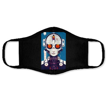 Discover Cyberpunk Chibi Girl Face Masks