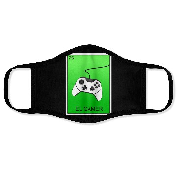 Discover El Gamer Video Gaming Card Mexican Lottery Card Face Masks