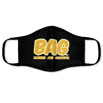 Discover BAG Blessed And Grateful Face Masks