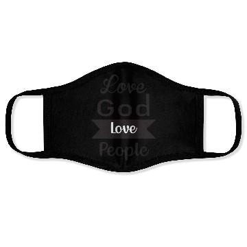 Discover Love God Love People Face Masks