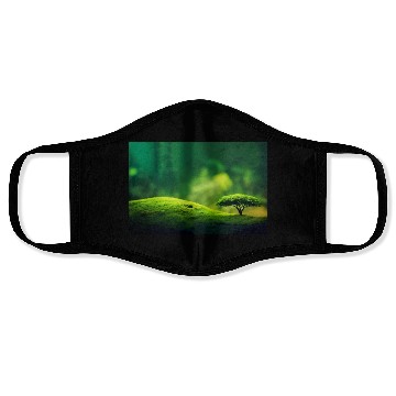 Discover Bonsaii on a tree Face Masks