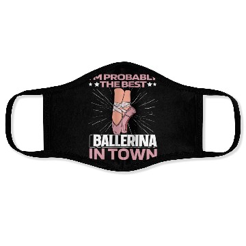 Discover Ballet Ballerina Funny Face Masks