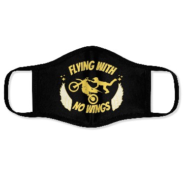 Discover Yellow Flying With No Wings Face Masks