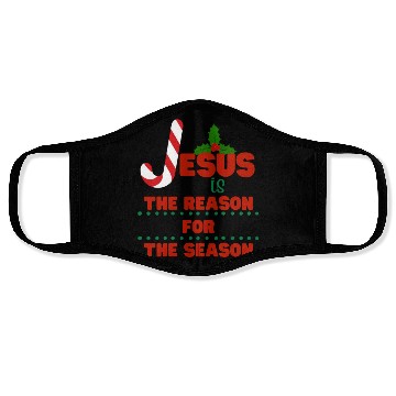 Discover Jesus is the reason for the season Face Masks