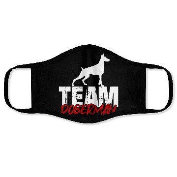 Discover Team Doberman Face Masks
