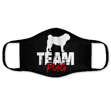 Discover Team Pug Face Masks
