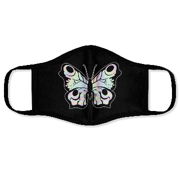 Discover Pastel Butterfly Lover Gardening Face Masks