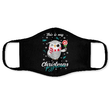 Discover Winter Christmas Pyjama Owl Face Masks