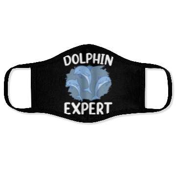 Discover Dolphin Expert Dolphins Cute Lover Girls Face Masks