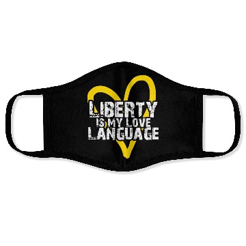 Discover Liberty Love Face Masks