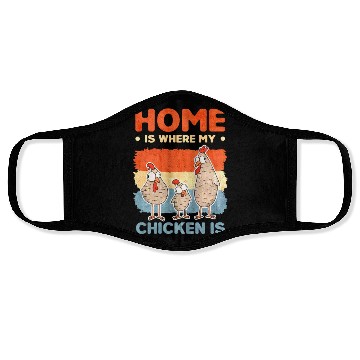 Discover Chickens Home Farmer Chicken Face Masks