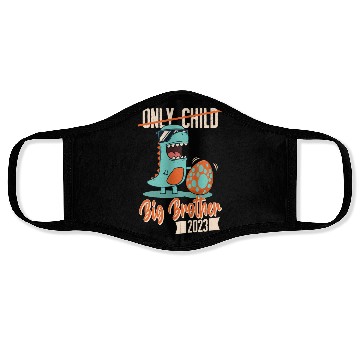 Discover Only Child Dinosaur Baby Egg 2023 Big Brother Face Masks