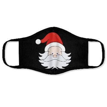 Discover Cute Santa Claus Face Masks