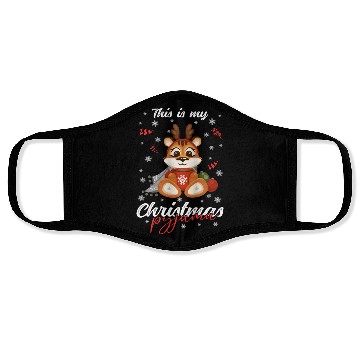 Discover Winter Christmas Pyjama Tiger Face Masks