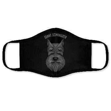 Discover Dog Lover - I Love My Giant Schnauzer Face Masks