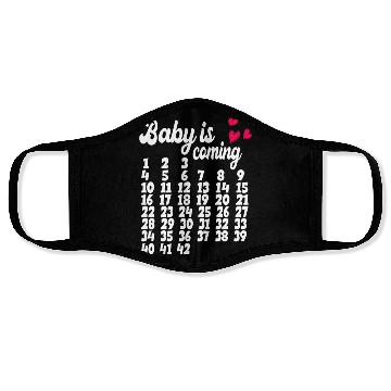 Discover Baby is coming Baby Development Face Masks