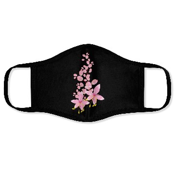 Discover pink bouquet Face Masks