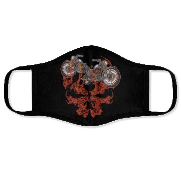Discover Motorcycle Grim Skull Biker Flame Face Masks