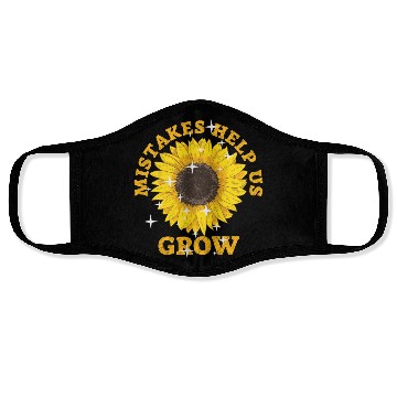 Discover Mistakes Help Us Grow Back To School Motivational Face Masks