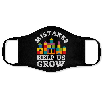 Discover Mistakes Help Us Grow Back To School Motivational Face Masks