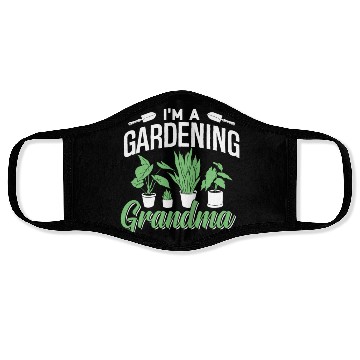 Discover I'm A Gardening Grandma Gardener Granny Garden Face Masks