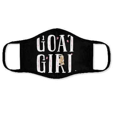 Discover Goat Girl Goat Lover Face Masks