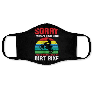 Discover Thinking About My Dirt Bike Face Masks