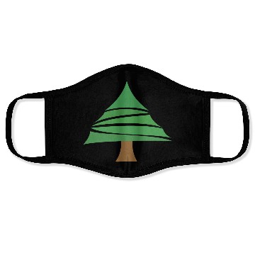 Discover Christmas tree Face Masks
