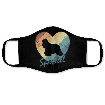 Discover Cocker Spaniel Dog Spaniel Pet Dog Face Masks