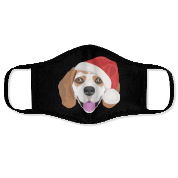 Discover Beagle Merry Christmas Face Masks