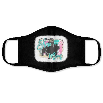 Discover Bleached Pig Show Mom Mother's Day Face Masks