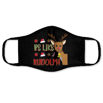 Discover Be Like Rudolph Face Masks