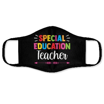 Discover Special Education Teacher Cute Sped Awareness Face Masks
