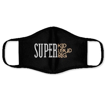 Discover Super Kid Loud Big Face Masks