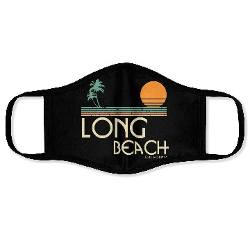 Discover Vintage Long Beach California Face Masks