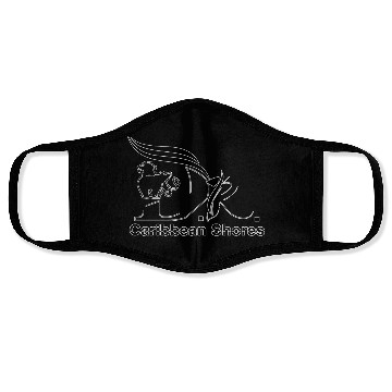 Discover Dr shadow ink logo Face Masks