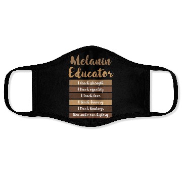 Discover Dope Melanin Teacher Black Teachers Dope Black Face Masks