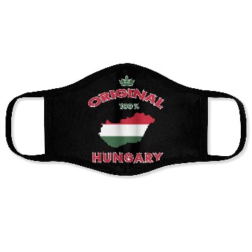 Discover Hungary original 100% flag design Face Masks