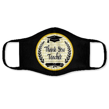 Discover Thank You Teacher Face Masks