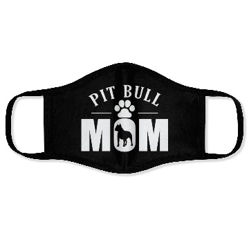 Discover Pit Bull Mom Dog Pet Breed Face Masks