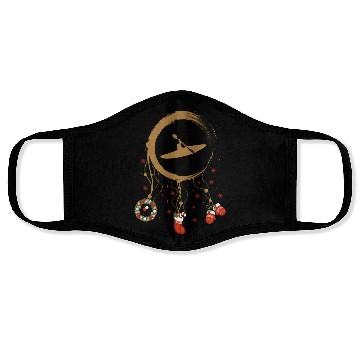 Discover Winter dreamcatcher Christmas Kayak Face Masks