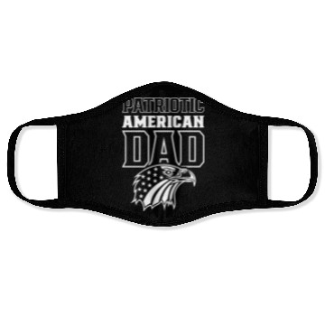 Discover Patriotic American Dad Patriot US USA Face Masks