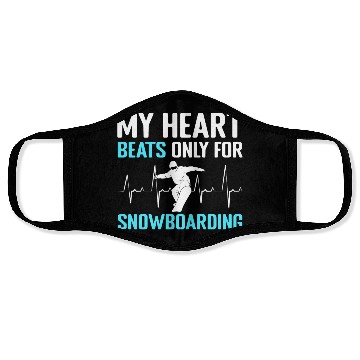 Discover Snowboarding Hobby Ski Holidays Freestyle Face Masks