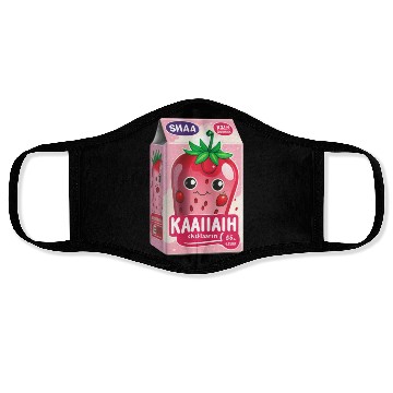 Discover Strawberry Milk Kawaii Face Masks