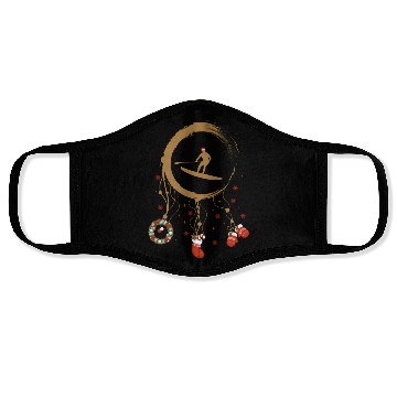 Discover Winter dreamcatcher Christmas StandUpPaddle Face Masks