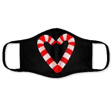 Discover Candy Cane Hearts Face Masks Christmas Xmas Holidays