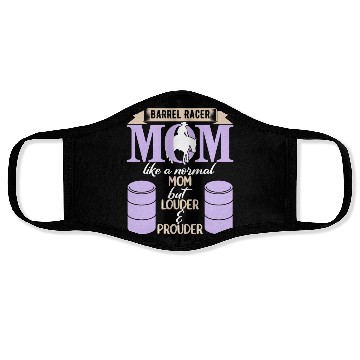Discover Barrel Racing Mom Face Masks