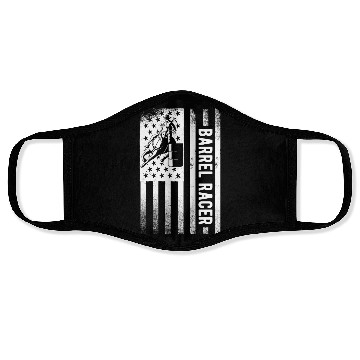 Discover Barrel Racing Barrel Racer Face Masks